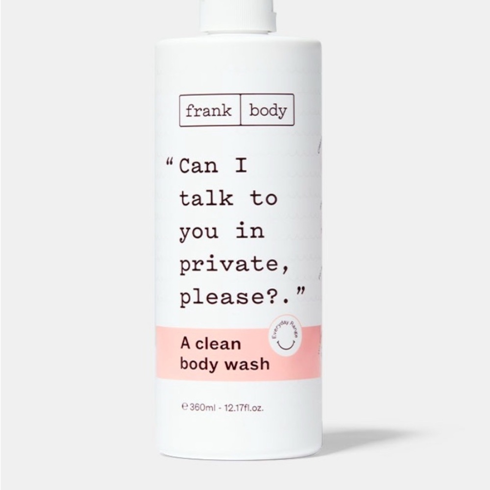 Frank body clean body wash 12 oz